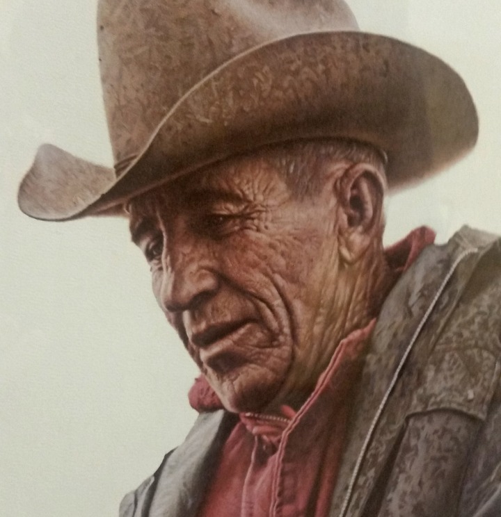 "Working Cowboy" by James Bama (lithograph) 