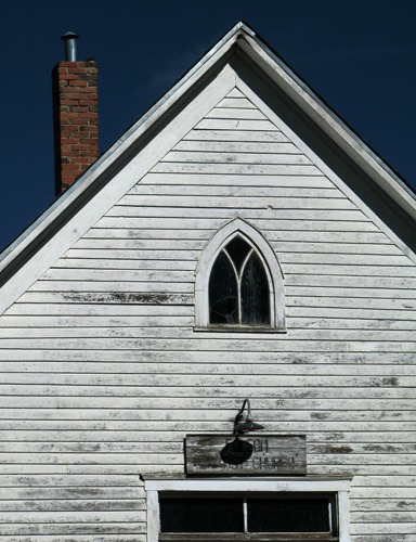 Front of the Old Folsom Church