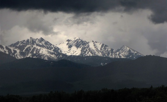 Weather Over the Spanish Peaks MT