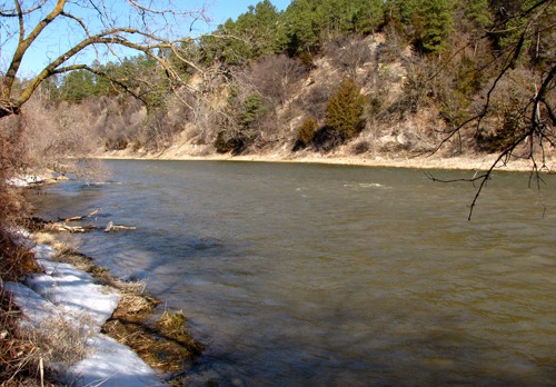 Niobrara River from Nature Trail in Fort Niobrara National Wildlife Refuge