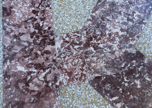 Inlaid Marble in MONA (Museum of Nebraska Art) Floor