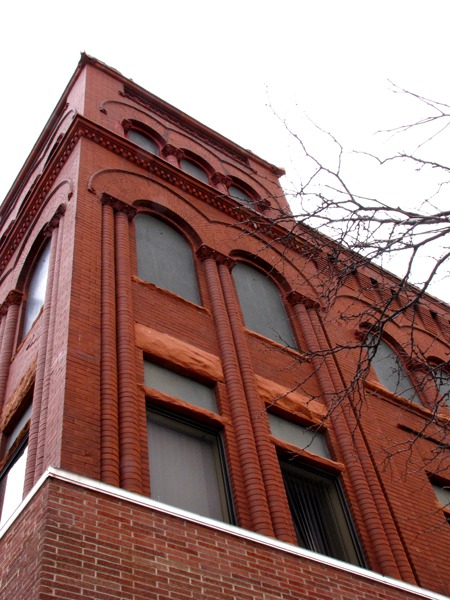 Red Brick Corner Building in Kearney NE