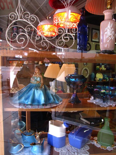 Antique Store Window in Kearney NE