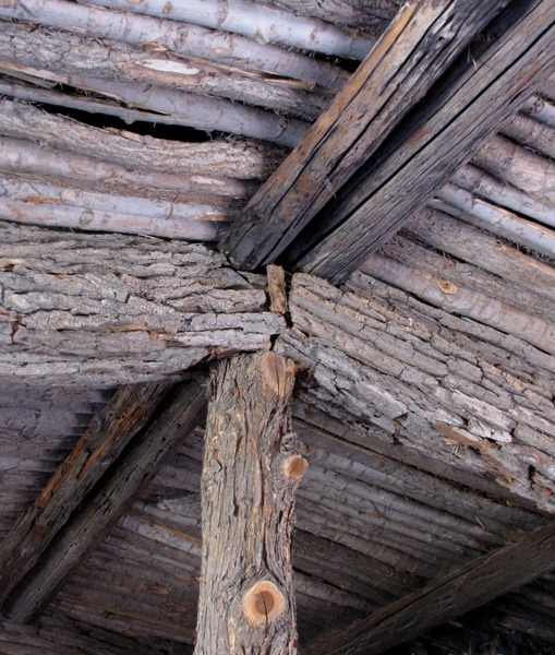 Smithy Interior Construction Detail at Fort Kearney State Historical Park NE