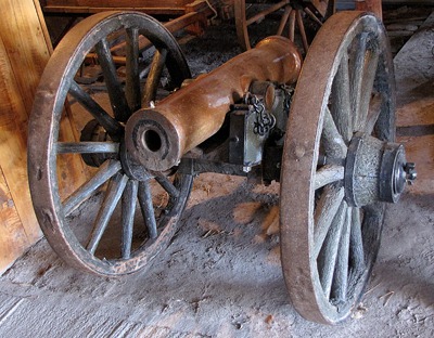 Cavalry Era Cannon at Fort Kearney State Historical Park NE