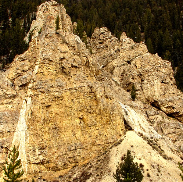 Gallatin River Canyon Limestone Spire