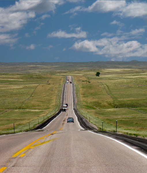 Road Less Traveled Toward Wyoming