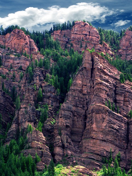 The Red Cliffs of Redstone CO 