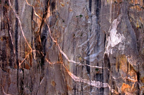 Opposing (South) Wall Detail in Black Canyon of the Gunnison National Park CO