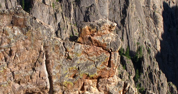 The Camel Formation in Black Canyon of the Gunnison National Park CO