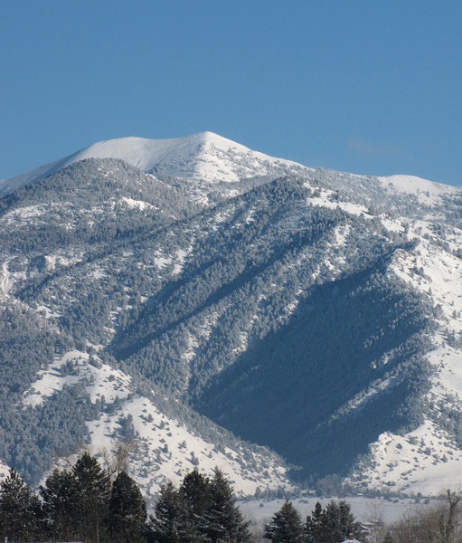 Icy Peak in the Bridger Range MT