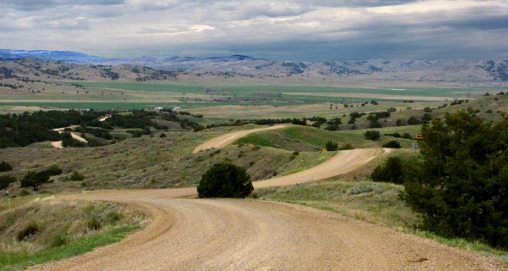 Road Up Out of the Cheyenne River Bottom