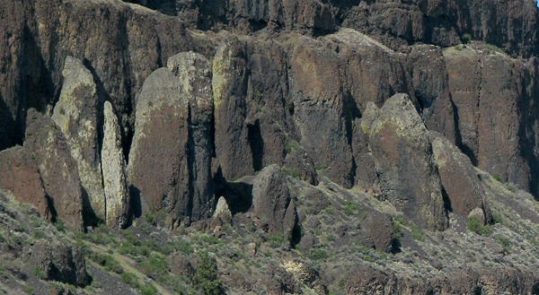 Northrup Canyon Wall Jumble Detail