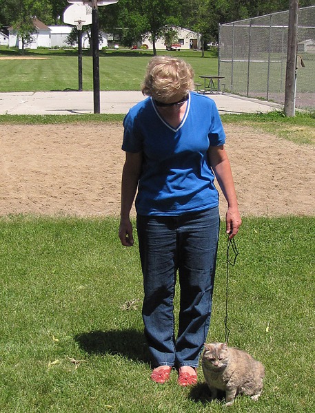 At the Park on a Leash