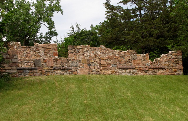 Remains of the Indian Agent Joseph R. Brown's House
