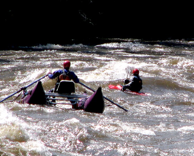 Kayak Passes Pontoon