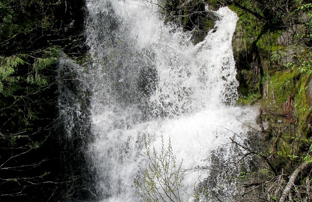 Middle of the Side Canyon Falls