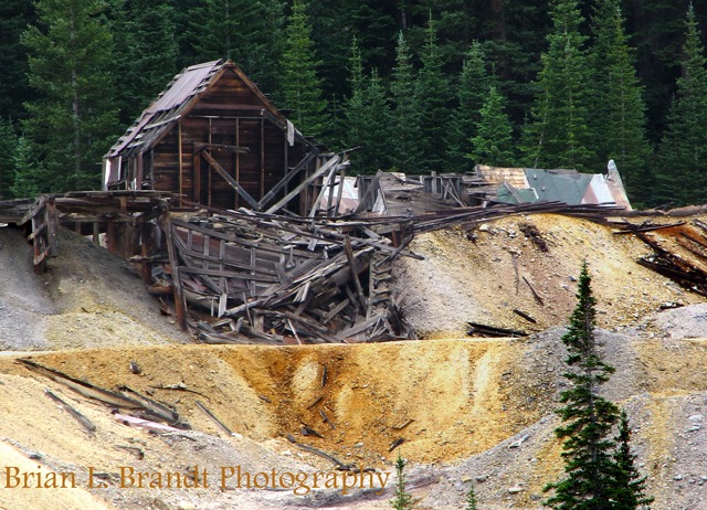Old Mining Building Falling Down