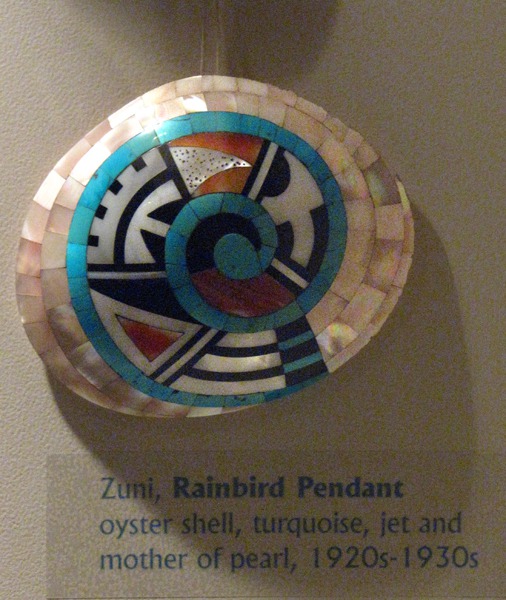 Zuni Rainbird Pendant