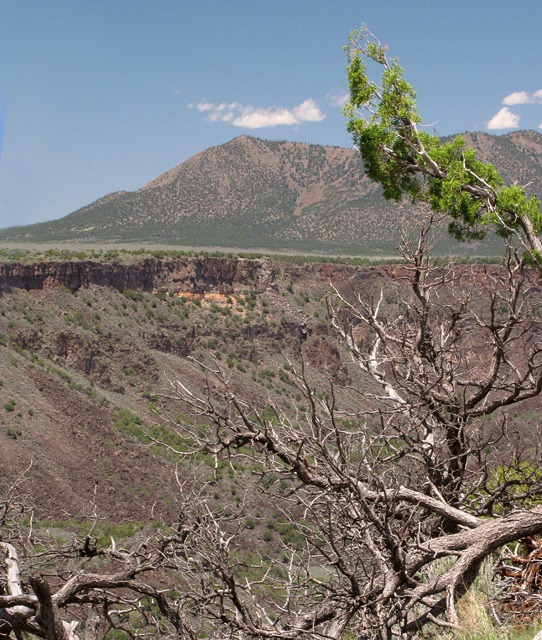 Guadalupe Mountain South from the Rio Grande Gorge Rim