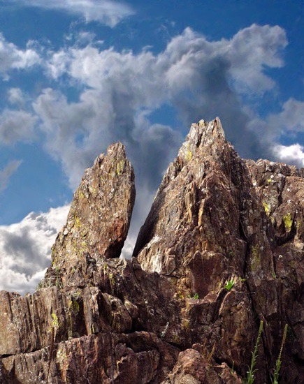 Rock Outcrop and Sky 2