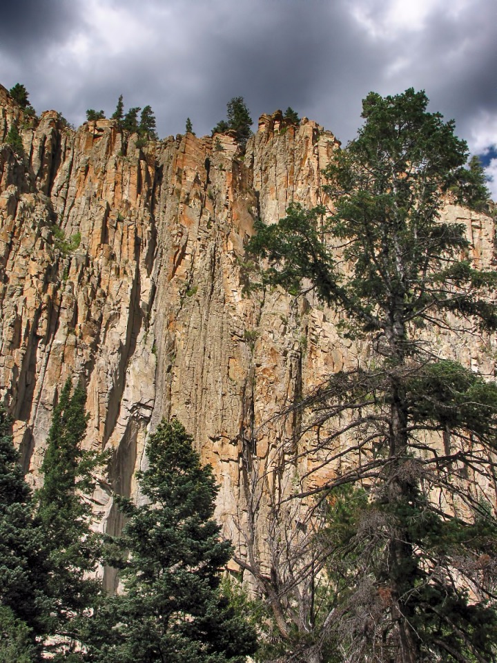 The Palisades in Cimarron Canyon CO