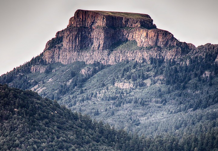 Back Side of Fishers Peak from Raton Pass