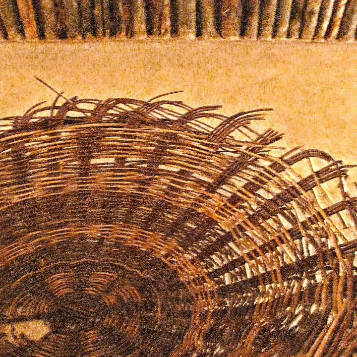 Basket Work and the Grainery Ceiling at Martinez Hacienda