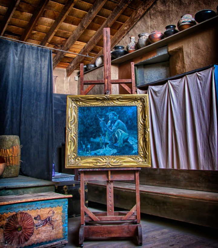 Couse Easel in the Studio Corner
