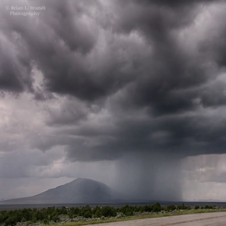 A Localized New Mexico Thunderstorm