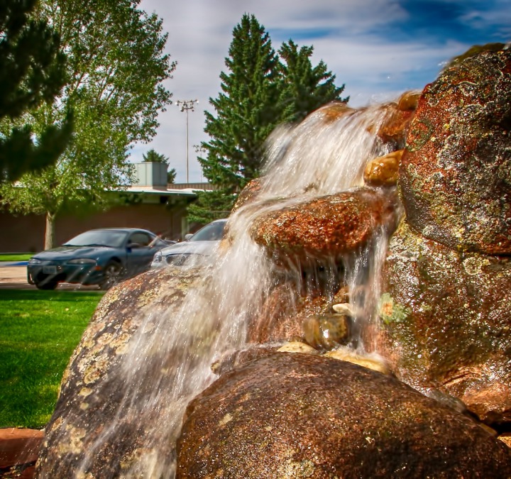 The Fountain at Eastern Wyoming College in Torrington WY