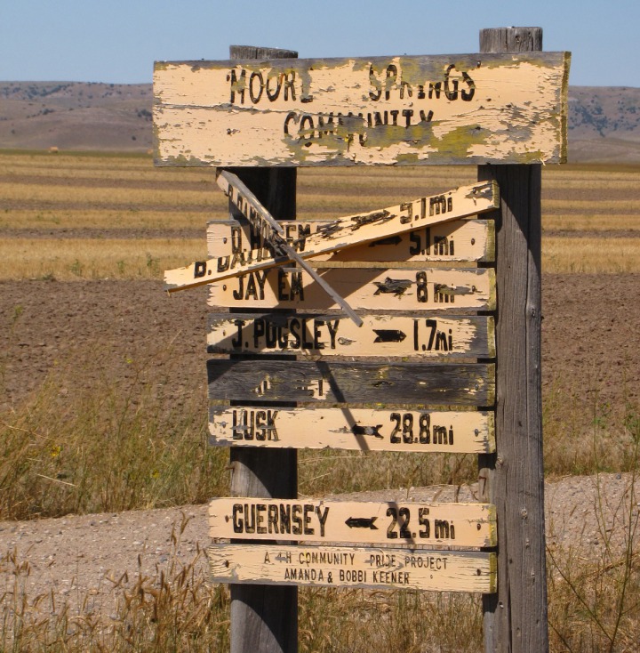 Moore Springs Community Pride Project -- Distances to Prairie Places 