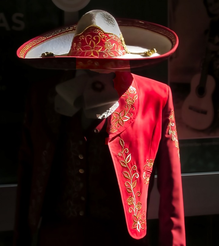 red mariachi dress