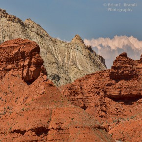 Chugwater Red Formation Meets Cumulus Cloud Formation